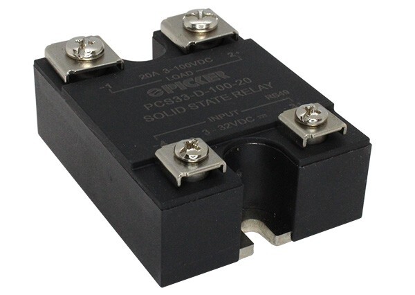 SOLID STATE RELAY 80A 50VOLT DC 4-32VDC W/LED PCS33-D-50-80L