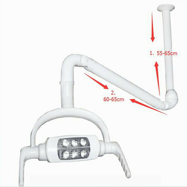 JH-06 360° Ceiling-Mounted Dental Operating Sensor Shadowless Cold Lamp 6 LED US