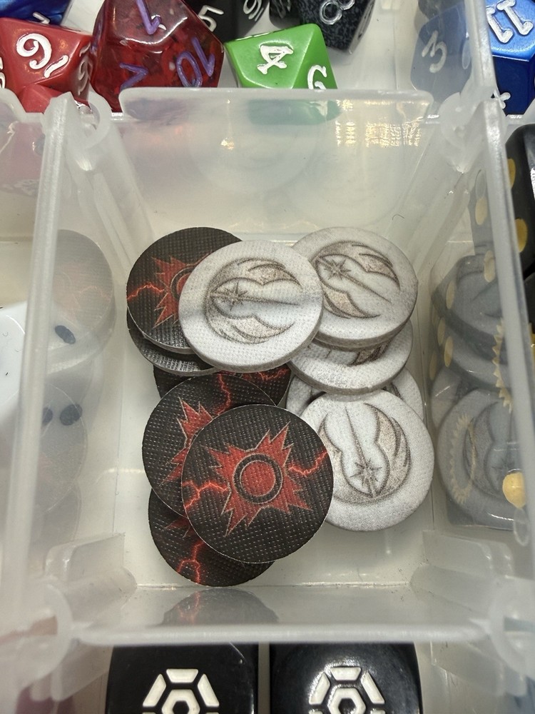 Huge Mixed Dice Lot RPG D&D Polyhedral Assorted Colors + Case Bundle