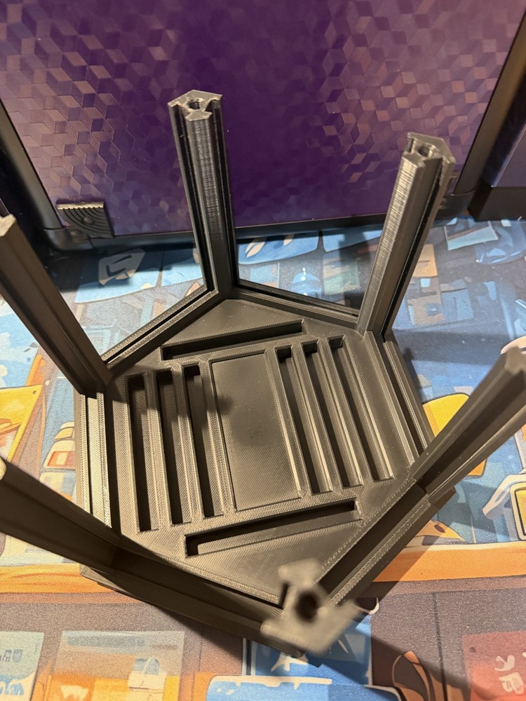 Rotating Card Display - One Touch 35pt mag rotating hexagon