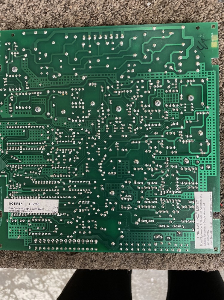 NOTIFIER LIB-200 FIRE ALARM FACP LOOP INTERFACE BOARD