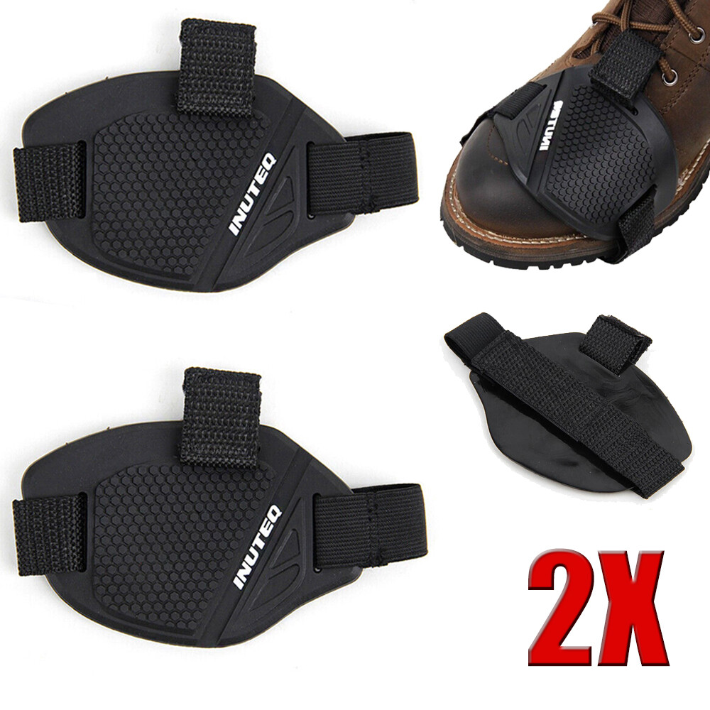 2x Motorcycle Shoe Boot Protector Shift Guard Cover Protective Gear Shifter Pads