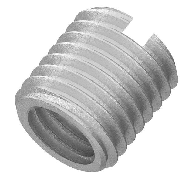 Standard Wall Self Locking Thread Insert, M12-1.75 Int Thrd Sz, 316 Stainless