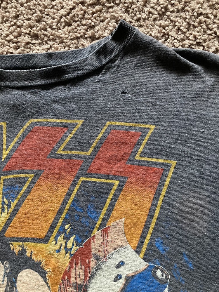 KISS 1984 World Tour Original Concert T-Shirt Size L
