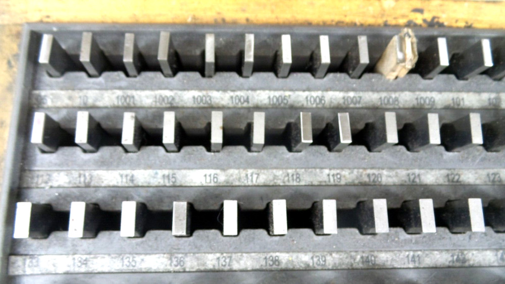 Rectangular Gage Block Set (G126009-1 (AO) BY-74)