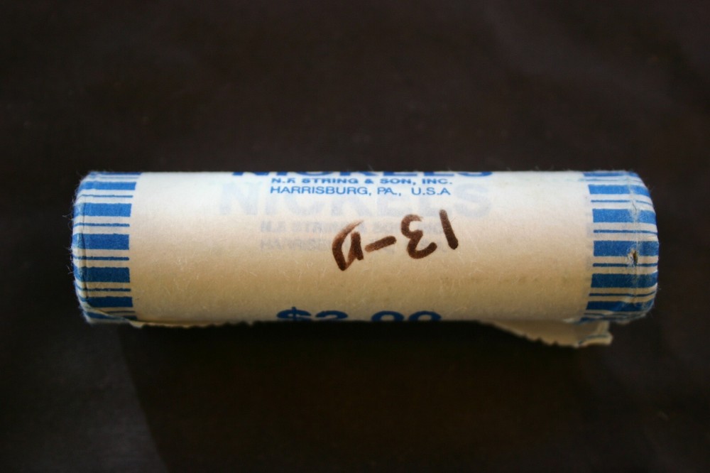 2013 D JEFFERSON NICKEL ORIGINAL BANK WRAP ROLL OBW String 5 CENT ROLL