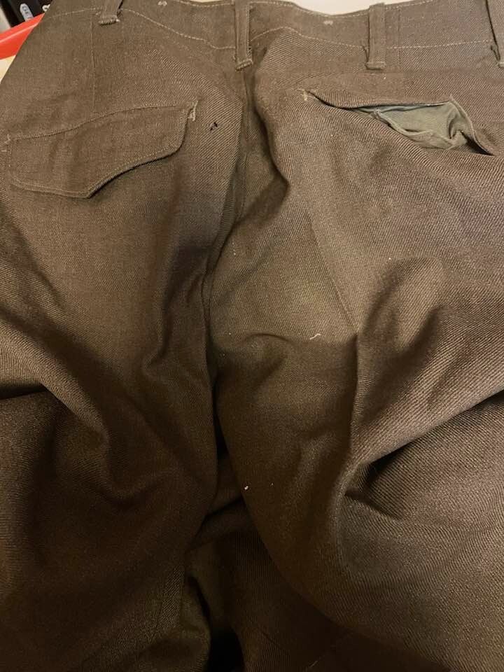Original WW2 4th Infantry jacket and pants