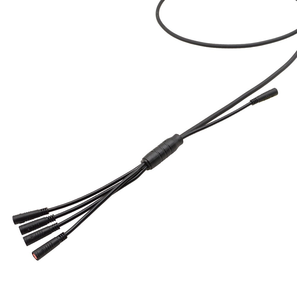 E-bike 150cm 2T4 Extension Cable 9Pin Controller Adapter Cable Waterproof Plug