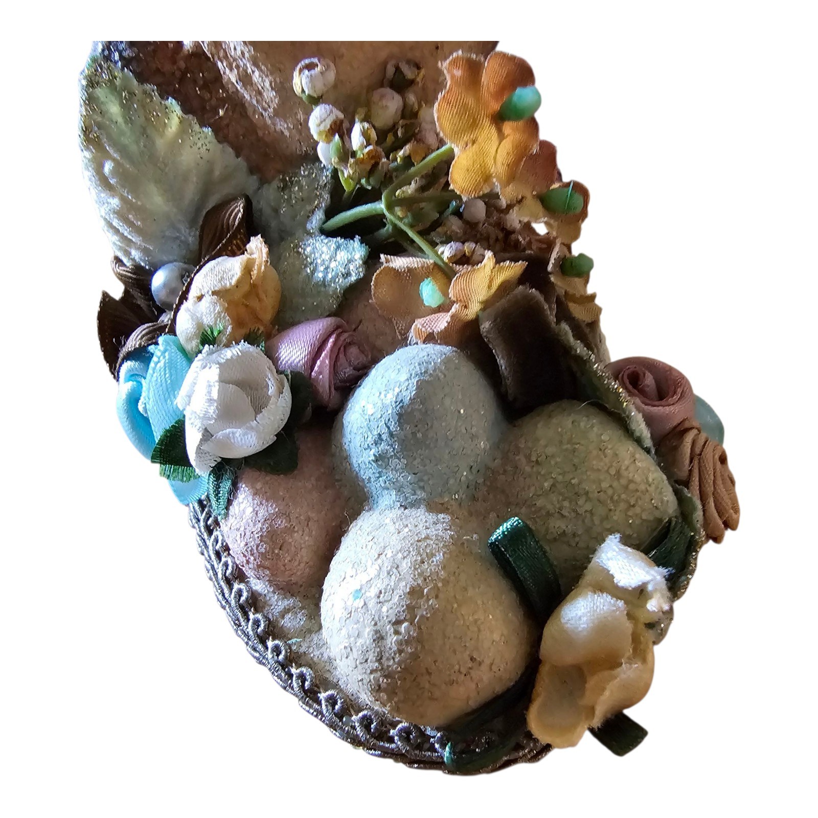 Katherine's Collection Bunny Rabbit Spring Flowers Country Cottage Core 10.25"