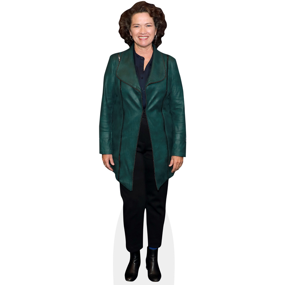 Heather Langenkamp (Coat) Mini Size Cutout