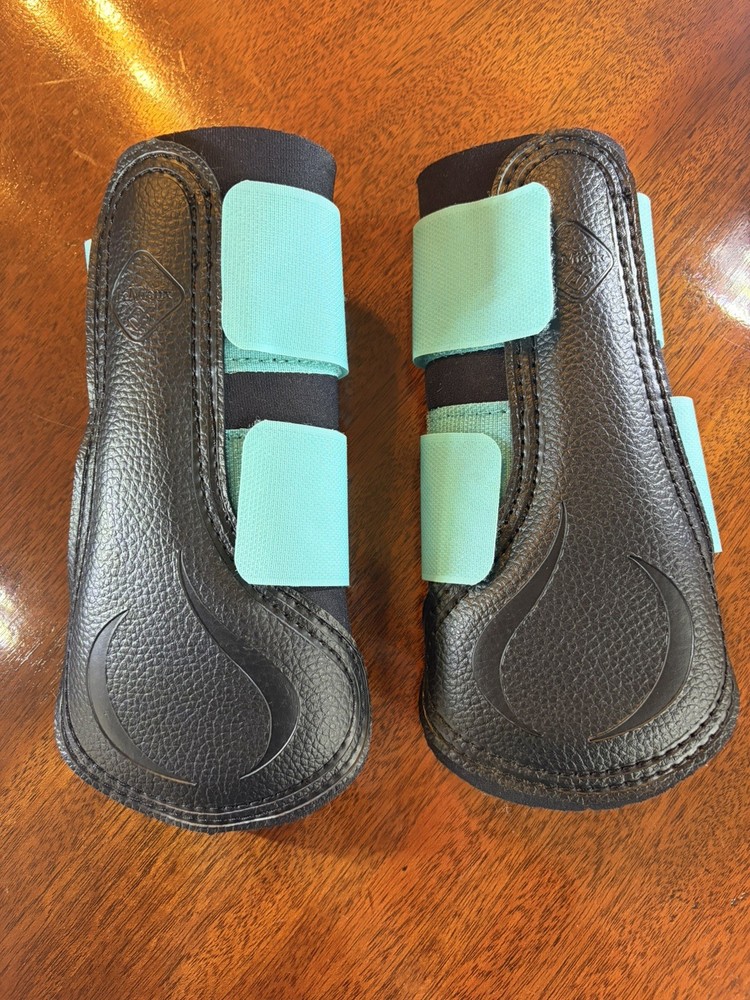 LeMieux Brushing Boots Size Small Azure