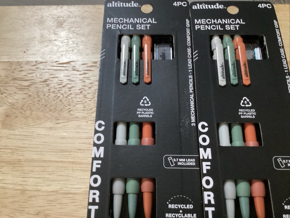 Altitude Mechanical Pencils, Two Boxes 4 Pc Sets Free Shipping