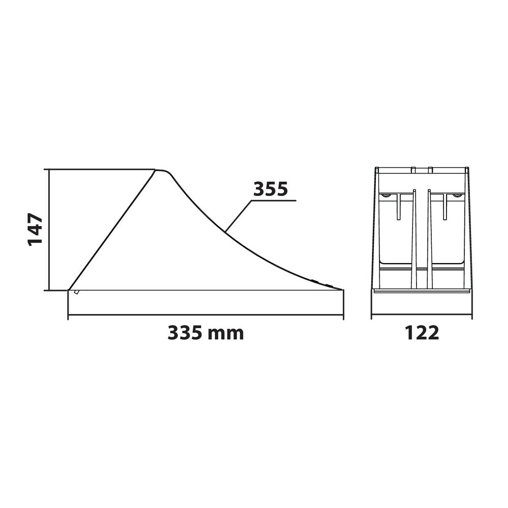 Approved thermoplastic base DIN76051-E36