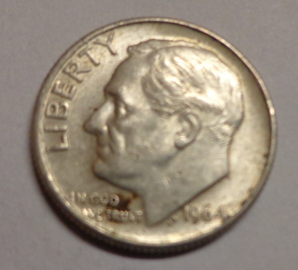 1964  D   Roosevelt Dime 90% Silver