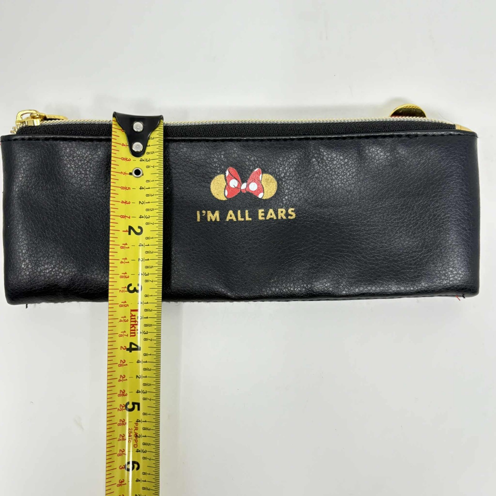 Disney Minnie Mouse Lady Change Purse Cash Wallet I'm All Ears Pencil Case