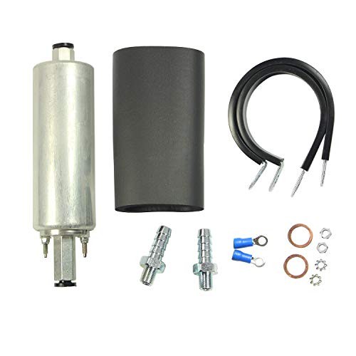 High Flow Pressure External Inline 255LPH Fuel Pump With Installation Kit
