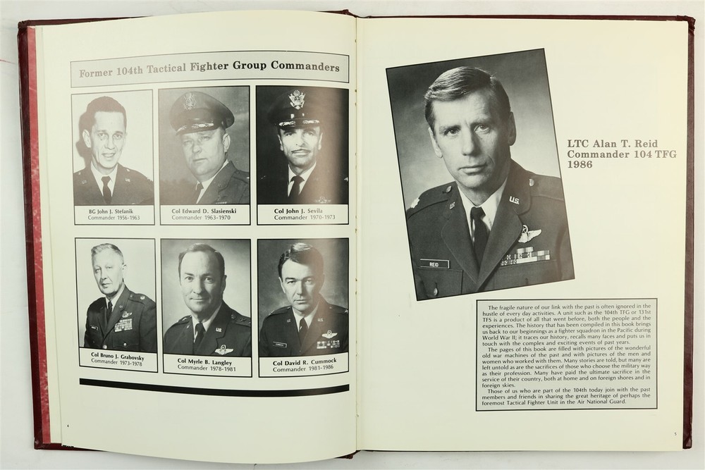 104th Tactical Fighter Group 1987 Unit History Book