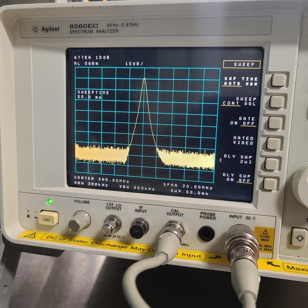 HP 8560EC RF Spectrum Analyzer 30Hz-2.9GHz OPT 007