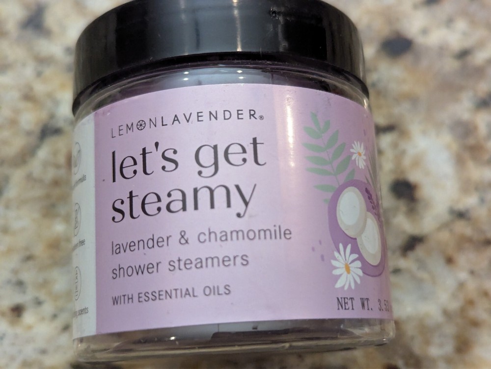 Lemon Lavender Let's Get Steamy Shower Bombs 3 Pack