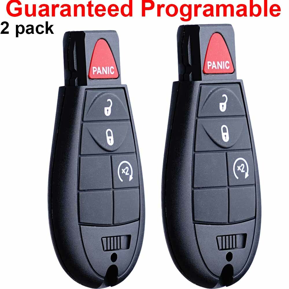2 For 2009 2010 2011 2012 Dodge Ram 1500 2500 3500 Remote Start Car Key Fob