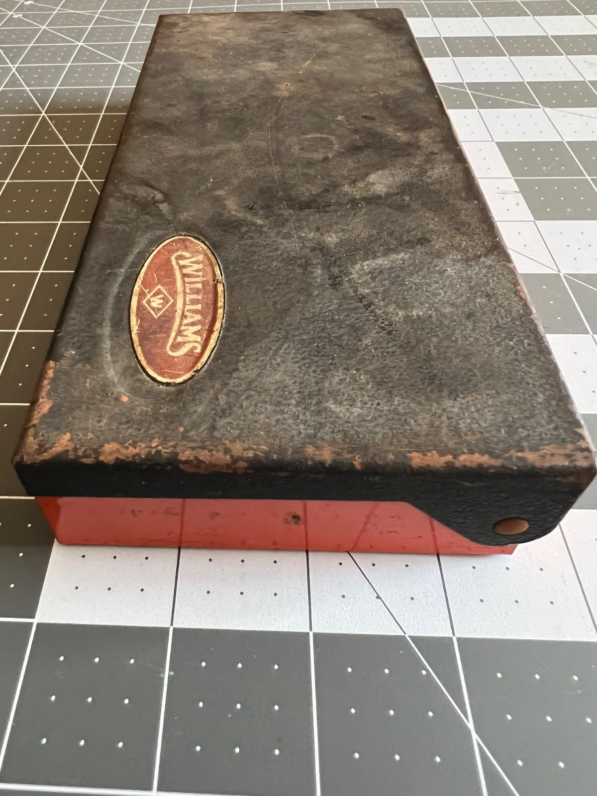 Vintage Williams Metal Box for Socket Set M-2 7 7/8” x 3 1/2” x 1 1/4”