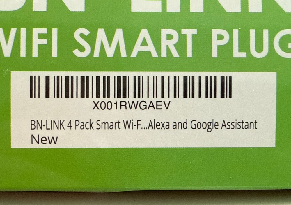 NEW BN-LINK WiFi Smart Plug In Box 4 Plugs