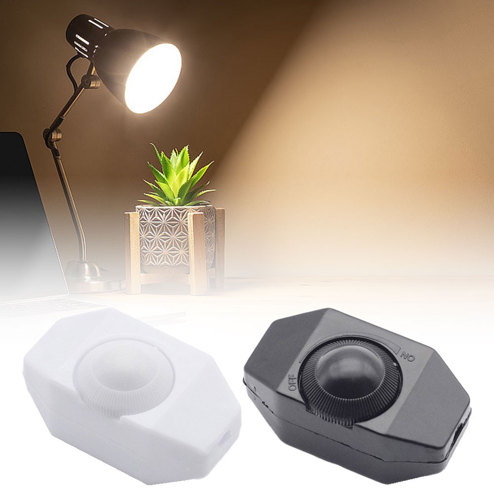 Dimmer Switch Adjustable Controller Knob 220v Lamp Dimmer Cord Switch CW