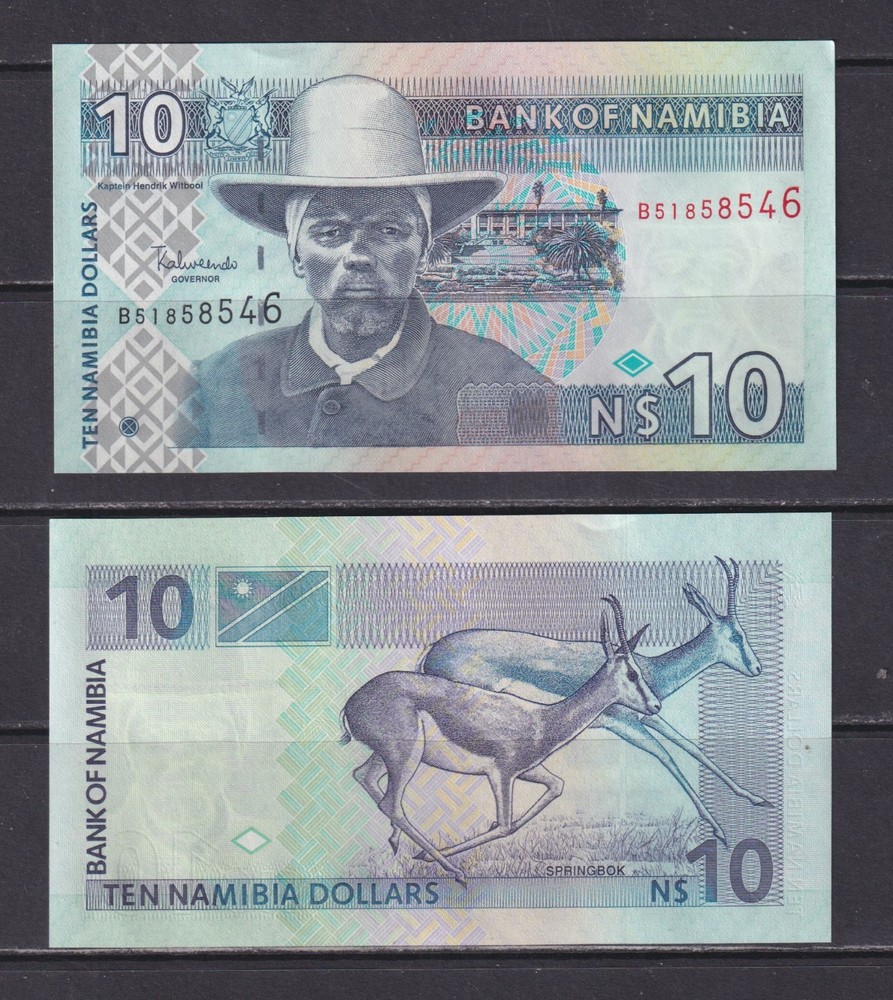 NAMIBIA - 2001 10 Dollars UNC