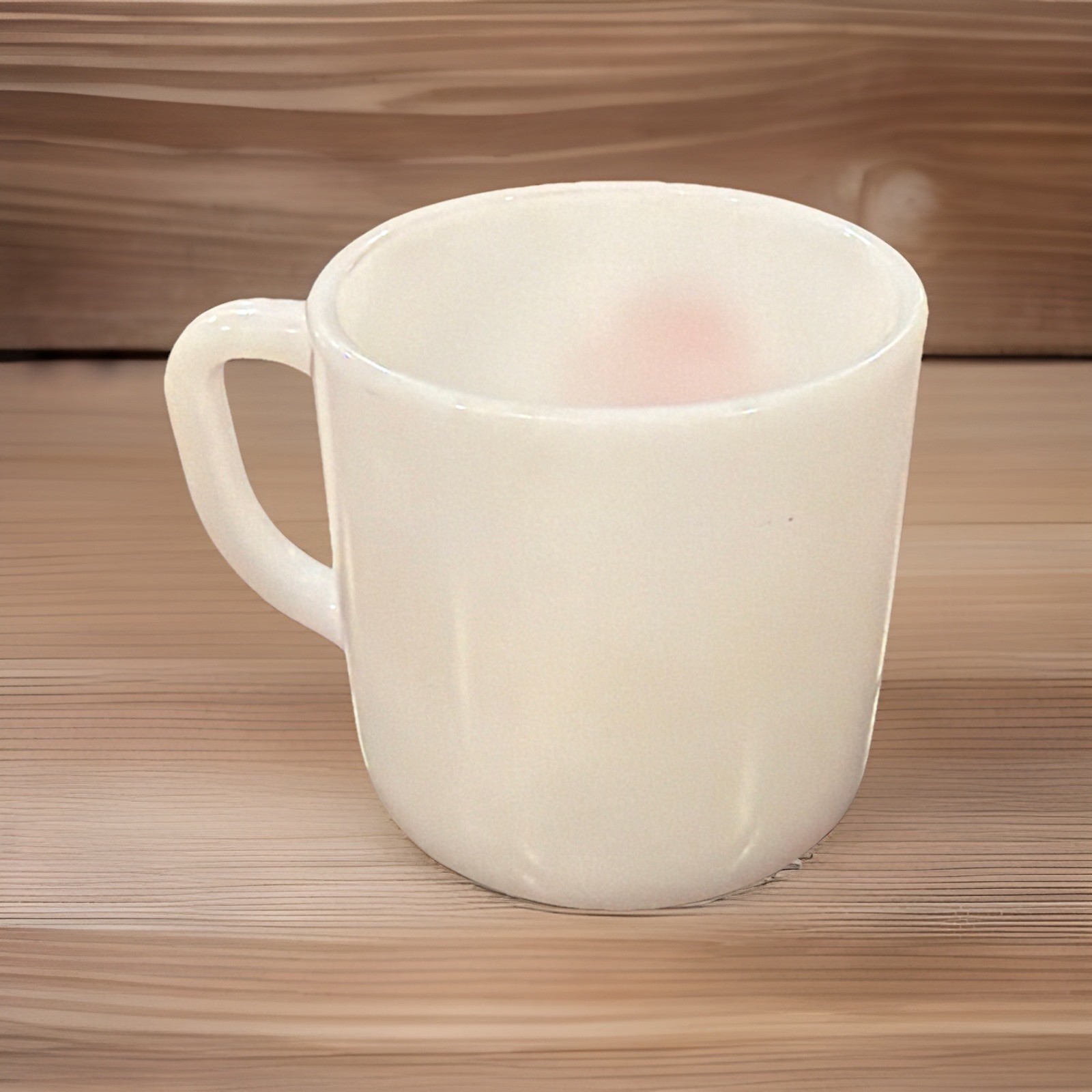 Vintage Keystone Gasoline Federal Glass Coffee Mug Milk Glass Pennsylvania Used