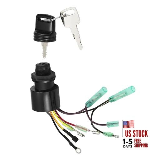 Boat Ignition Switch with Keys for Mercury Mariner Replace Mercury Ignition