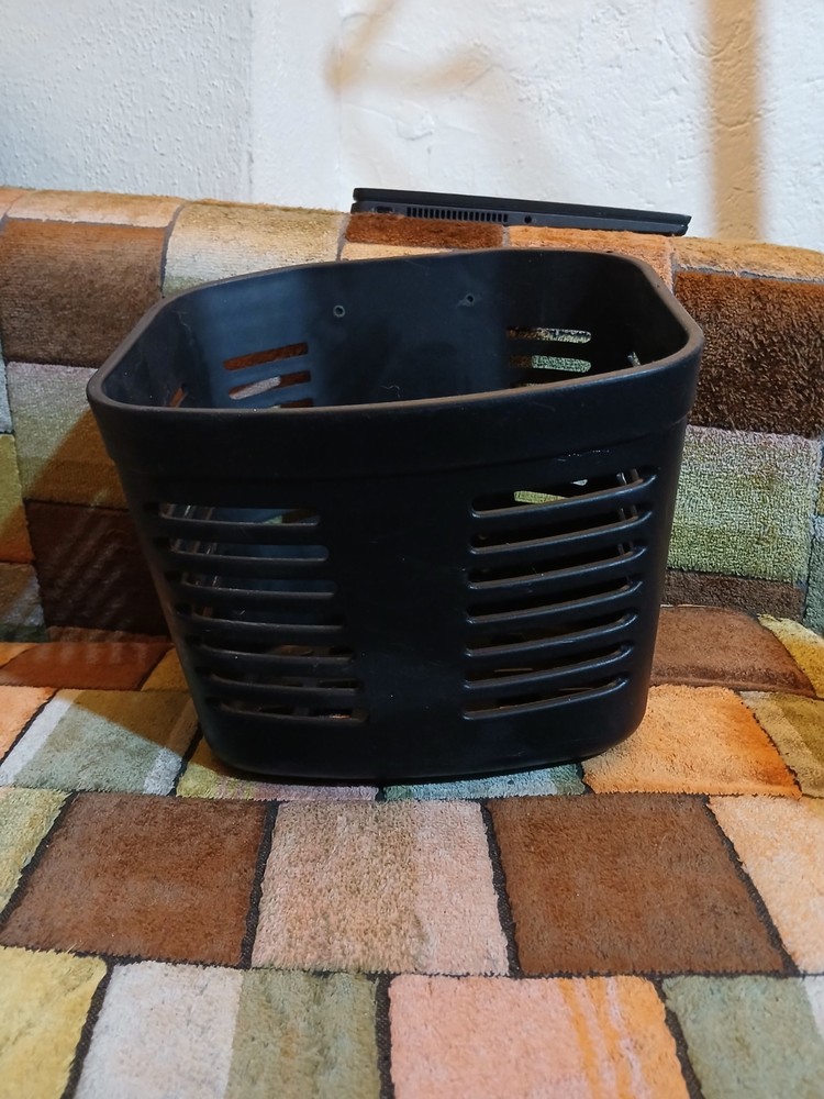 Front Scooter Black Storage Basket