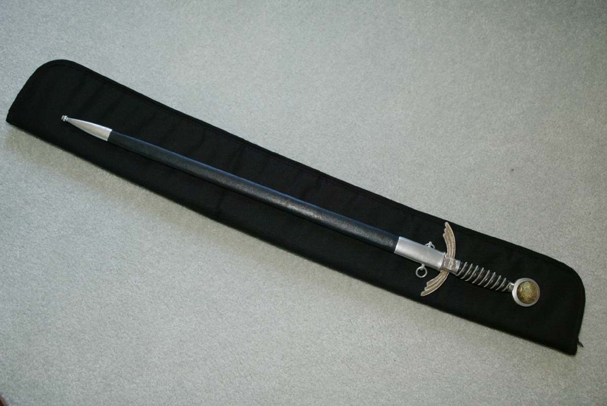 Custom Sword Case 42" X 6" padded, zippered - Perfect fit for WW2 Japanese Sword