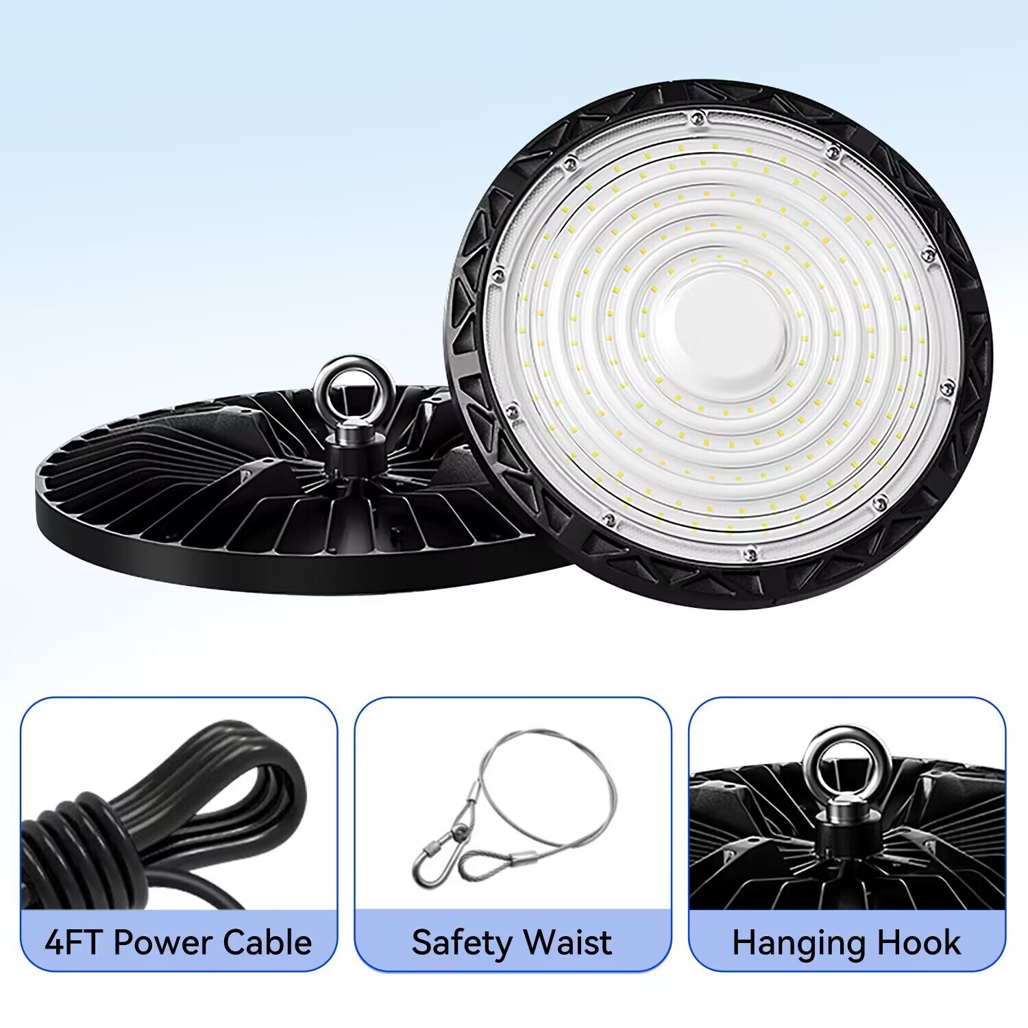200W UFO Led High Bay Light Commercial Industrial Warehouse Shop Factory Light
