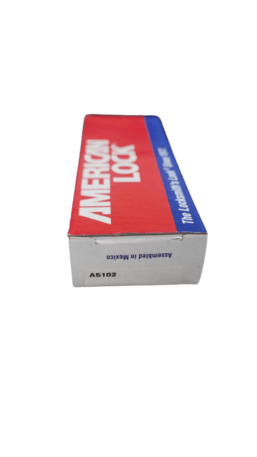 American Lock Keyed Padlock 3/4 in Rectangle Silver A5102 KD