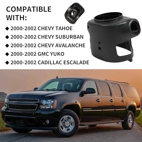 Upper & Lower Steering Column Cover and Shifter Boot Compatible with Chevy