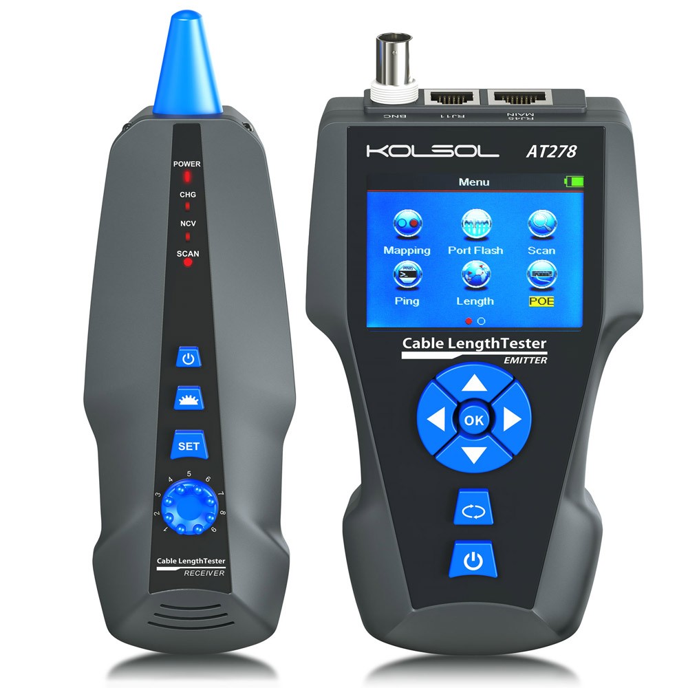 TDR Network Cable Tester Multi-functional RJ45 RJ11 BNC Tracker Metal Cable/PING