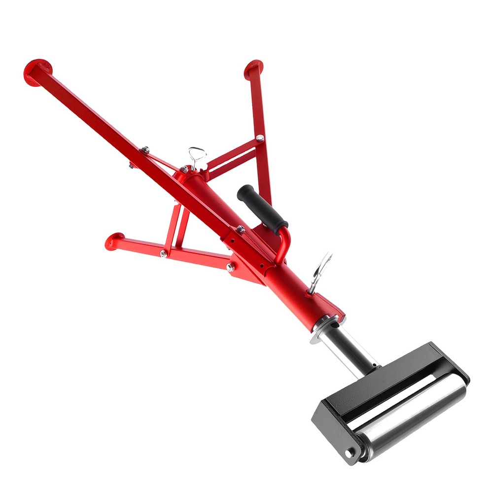 Adjustable Roller Stand Jack 2500lbs Load 27.6-52in Height Detachable Base