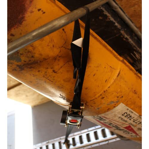 2Auto Retract Ratchet Straps w/Soft Loop, 1" x 10" SELF-CONTAINED Compact Cargo