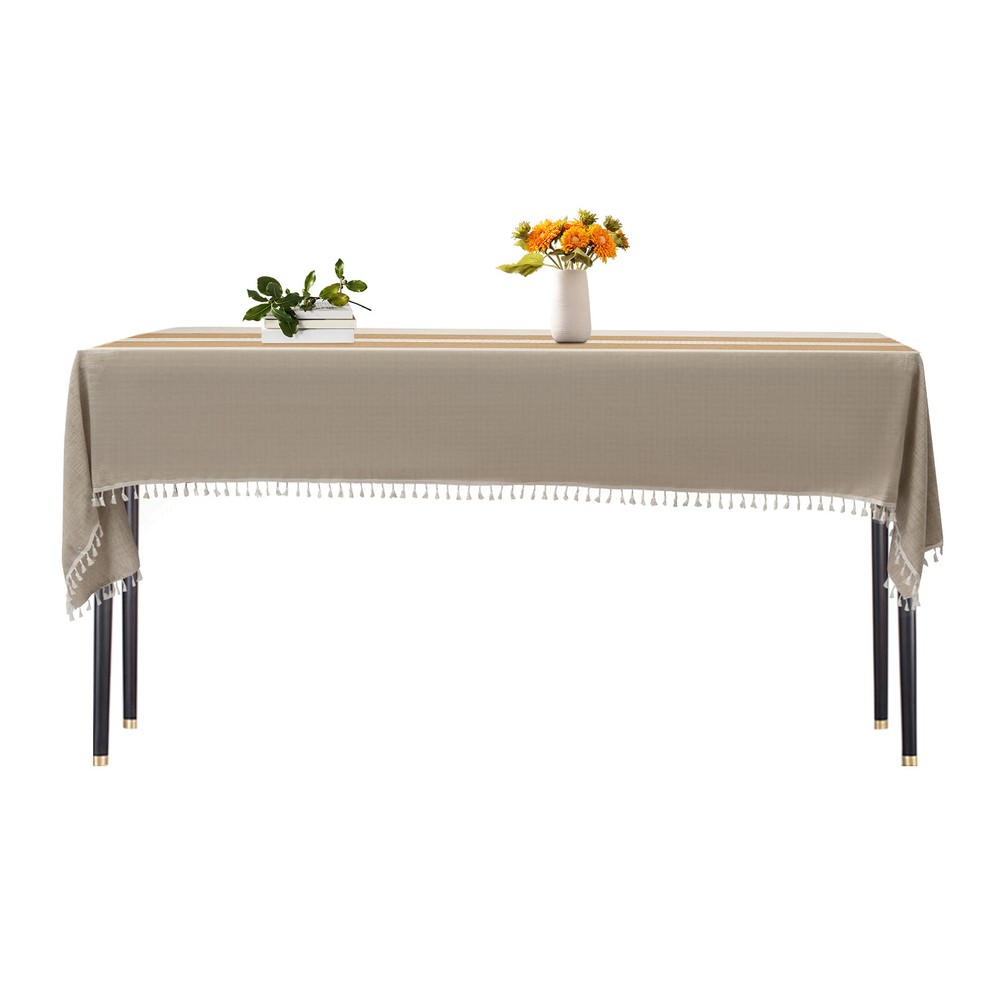 Rectangle?Table?Cloths Rustic?Tablecloth Table?Cover Waterproof 140*300cm NEW