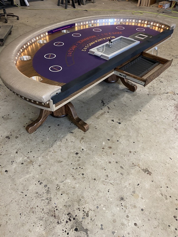custom poker blackjack tables