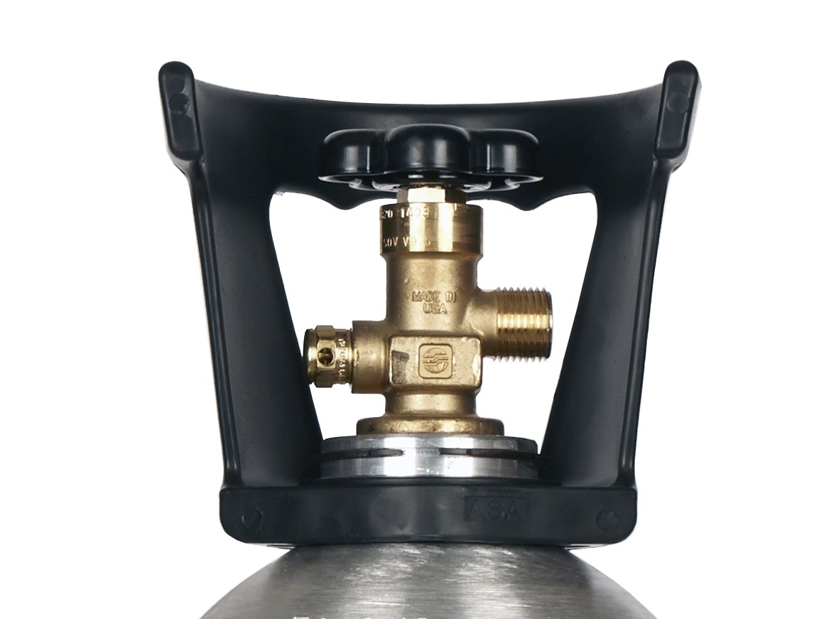 New 20 lb. Aluminum CO2 Tank With Handle and CGA320 Valve Homebrew Beverage Grow