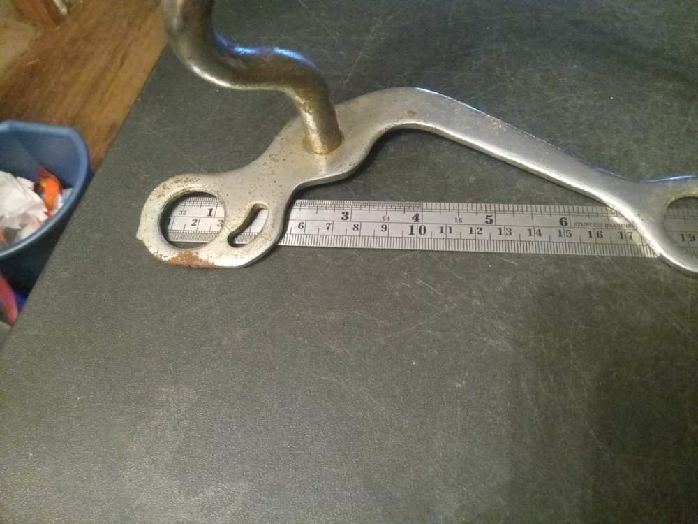 Used Grazing Bit ported mouth 5 in