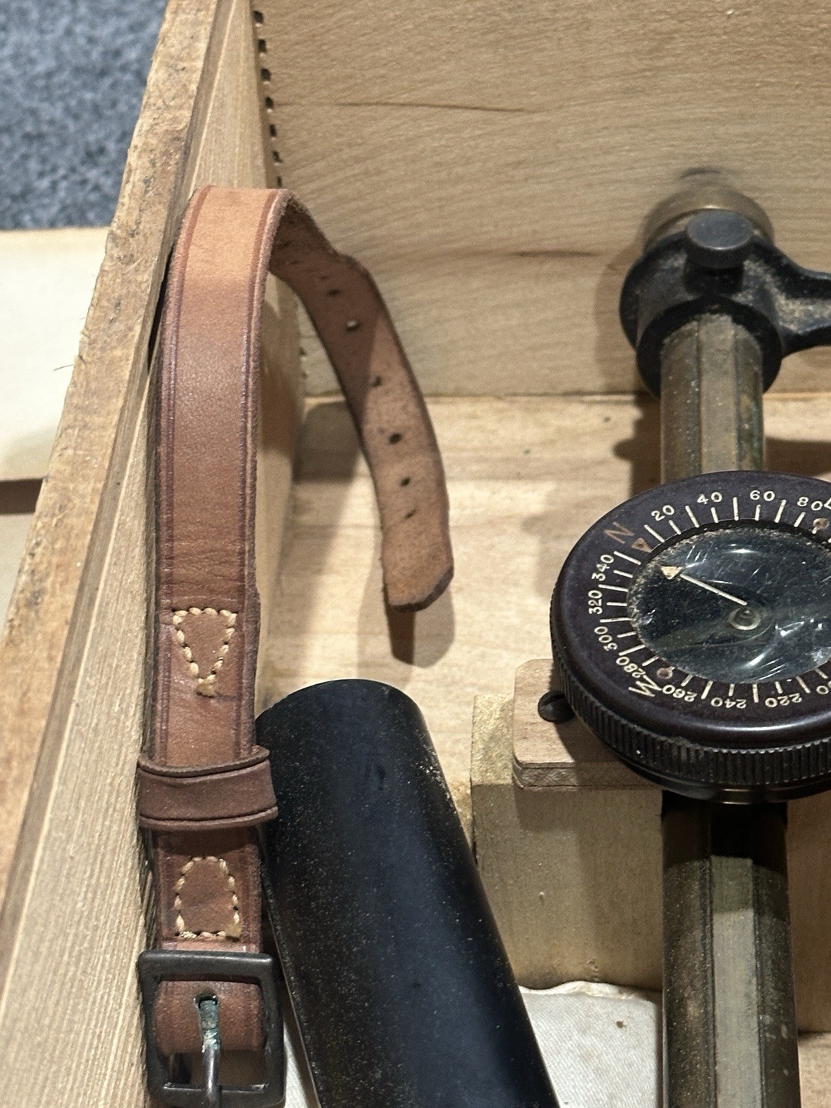 WWII U.S. Navy Pelorus Drift Sight Mark 2B Aero Instrument Co. Complete Antique