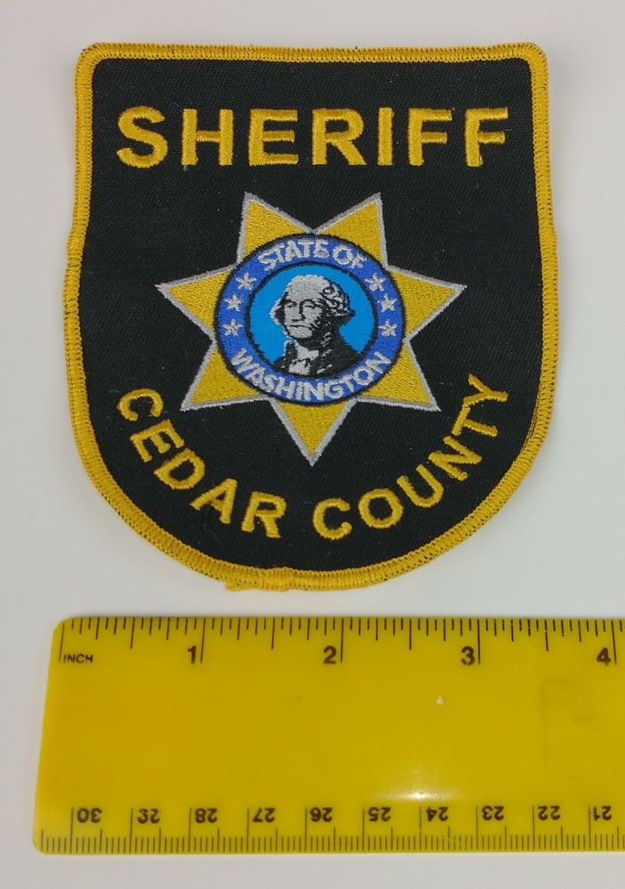 Siren: Cedar County Sheriff Uniform Shoulder Patch