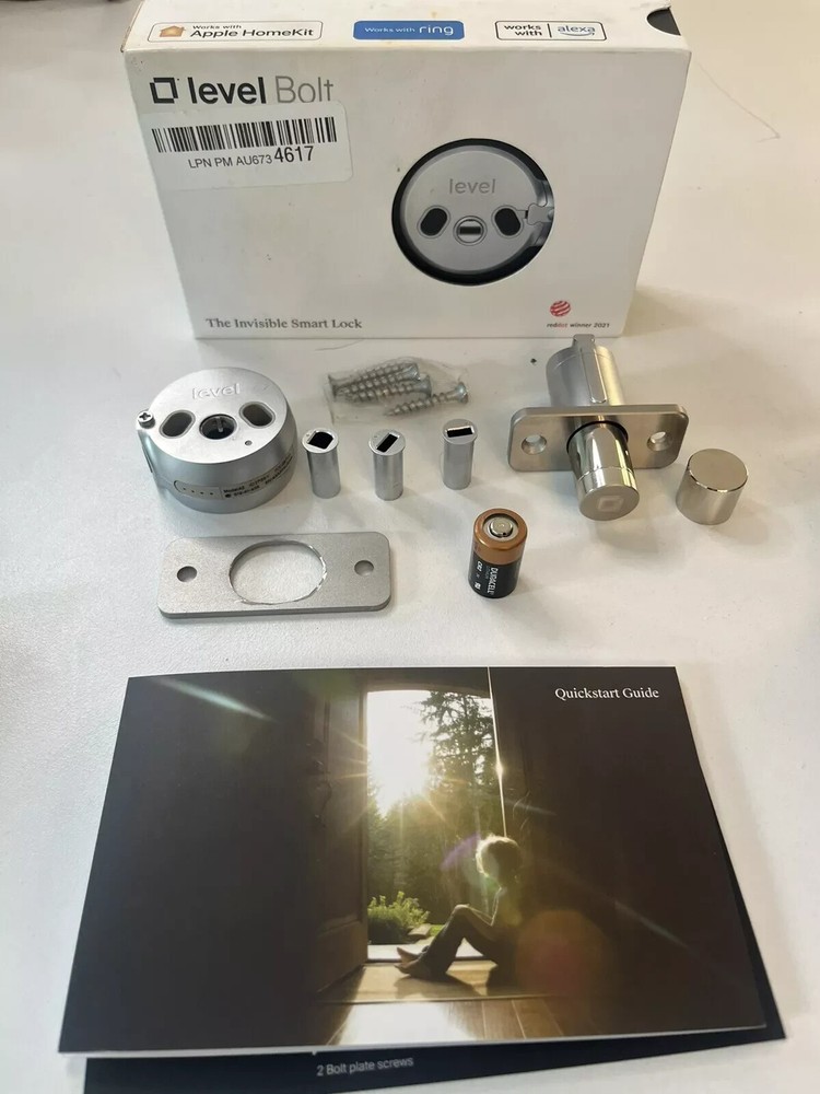 Level Bolt Smart Lock Bluetooth Deadbolt Keyless Entry Works with Ring & HomeKit