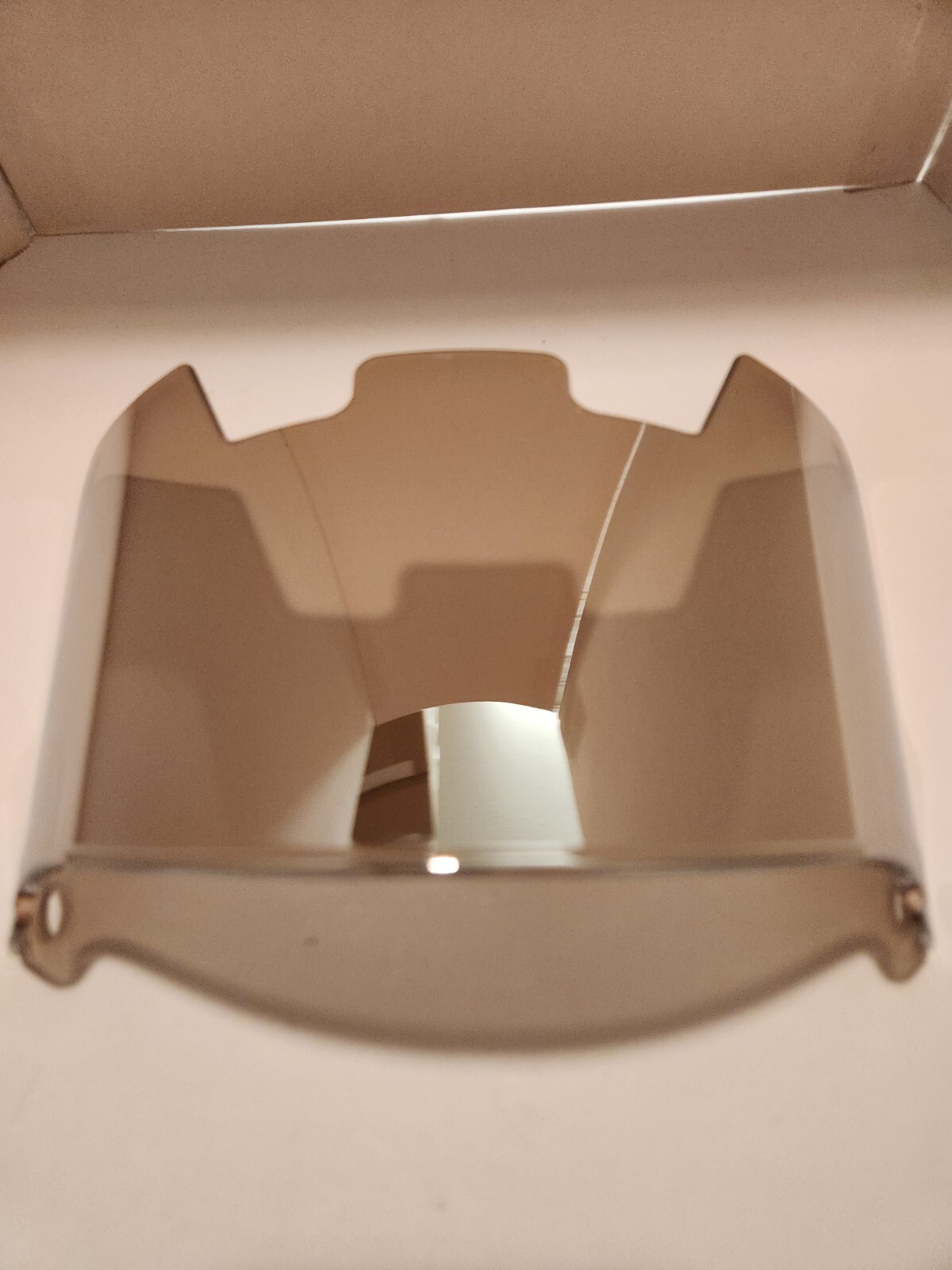 CLEAR SILVER/CHROME Full Size Football Helmet Visor, Eye Shield W/Quick Clips