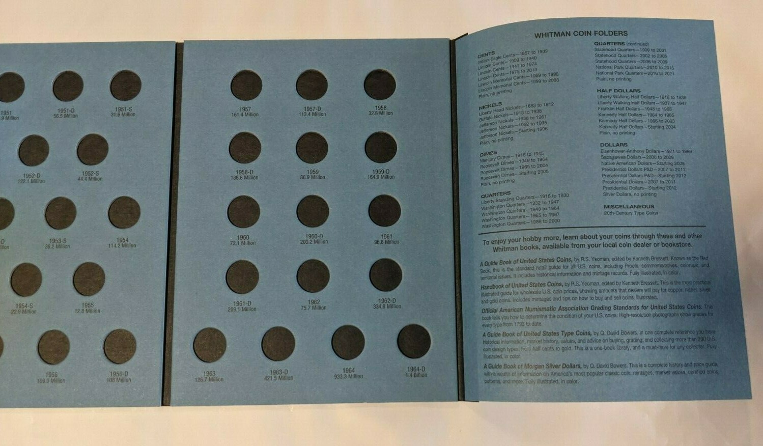 Roosevelt Dimes Album Coin Folder Whitman Volume #1 1946-1964 Silver 9029 NEW
