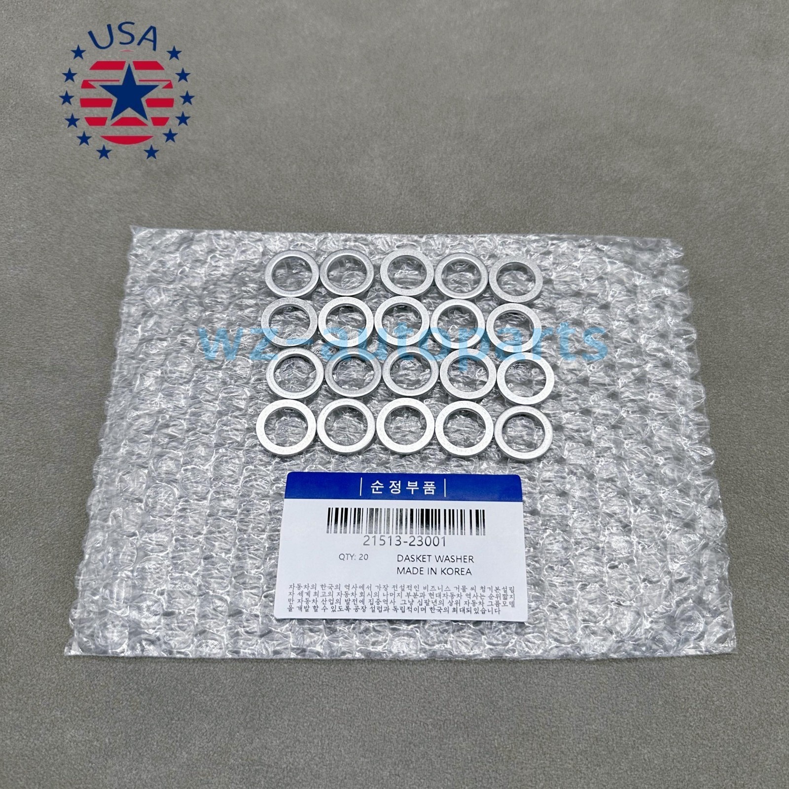 OEM!! 20PC GASKET WASHER DRAIN PLUG FOR 07-21 HYUNDAI 2001-2021 KIA 21513-23001