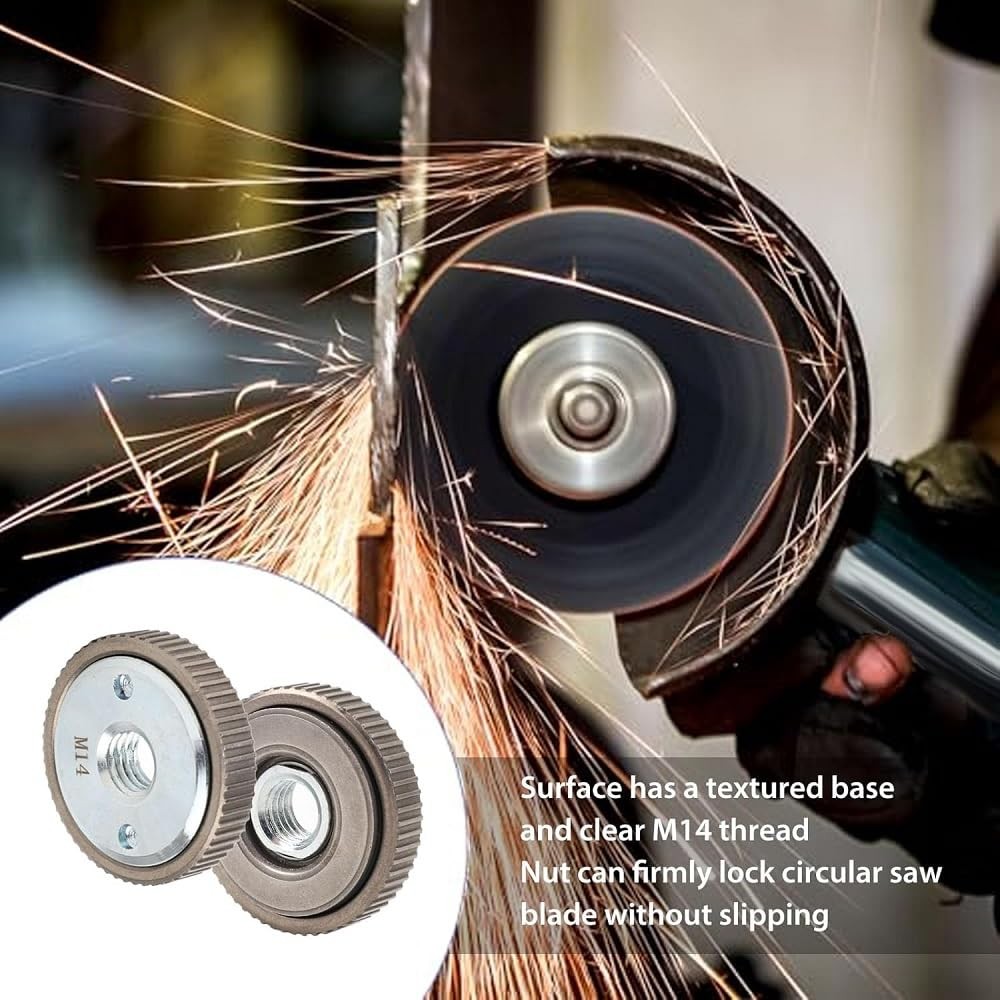 M14 Quick Release Nut Thread Angle Grinder Clamping Quick Release Nut Replace...