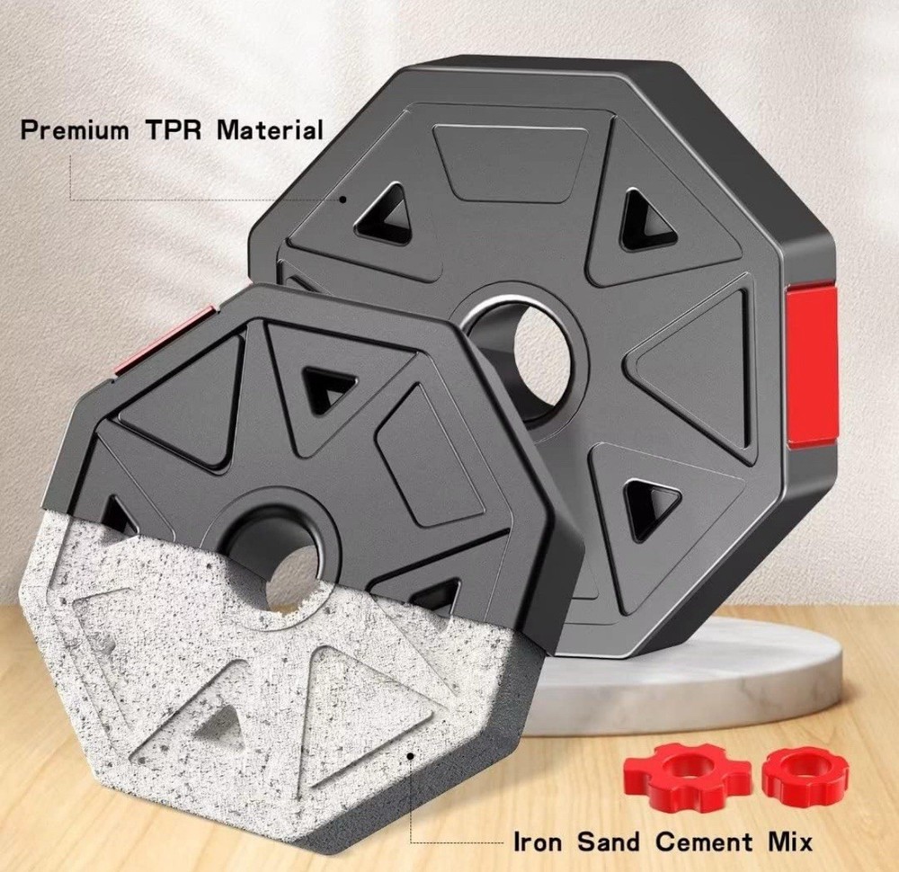 Adjustable Weights Dumbbells Set, Non-Rolling Adjustable Dumbbell Set